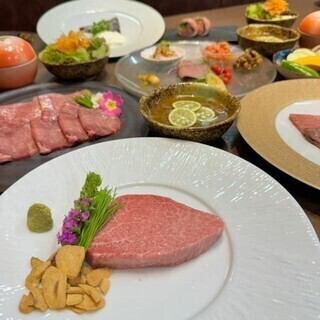 【シャトーブリアンコース】熟成シャトーブリアンステーキ、熟成厚切りタンを含む贅沢プラン♪