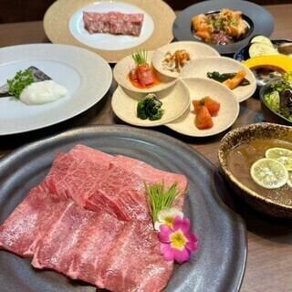 【カジュアルコース】熟成マルシンの焼きしゃぶ、熟成タンなどをリーズナブルに楽しめるプラン