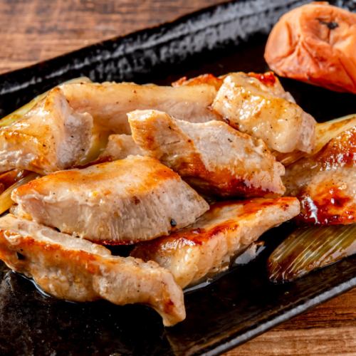 厚切りトントロ塩ダレ焼き
