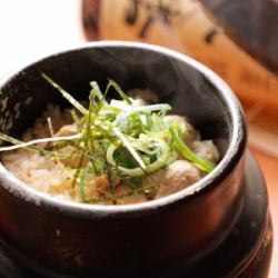 Oyster rice pot