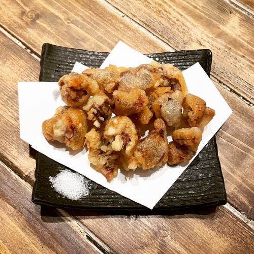砂ズリのコリコリ揚げ