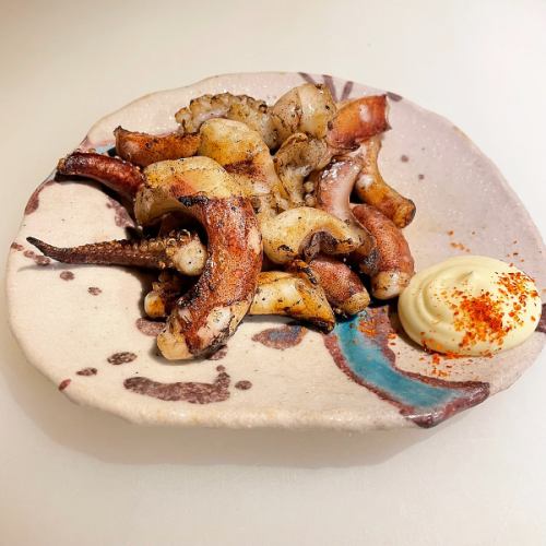 イカ下足炭火焼き
