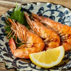 World's highest grade charcoal grilled angel shrimp