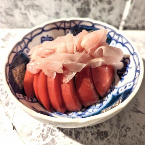 炙り明太子／ガリ塩トマト　各