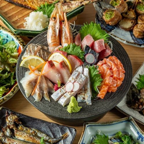 毎日全国から仕入れる鮮魚