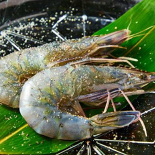 Shrimp with skin