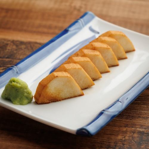 長いもわさび付け