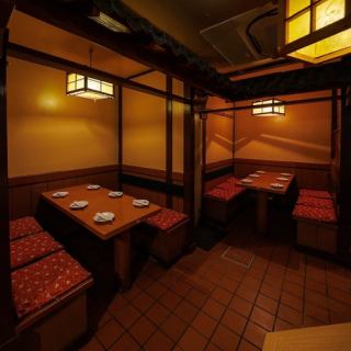 【8名様から12名様】プライベートな空間でお寛ぎいただけます。