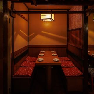 【4名様から6名様】プライベートな空間でお寛ぎいただけます。