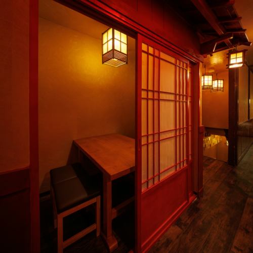 【2名様から4名様】プライベートな空間の掘りごたつでお寛ぎいただけます。