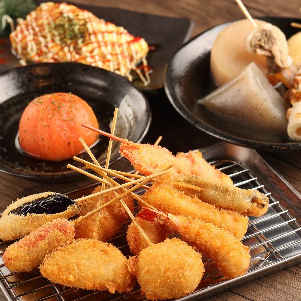 【二度漬け禁止！？】大阪名物の串かつ
