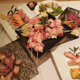 歓迎会・送迎会に◎【2時間飲み放題付き】「極（きわみ）コース」6500円～