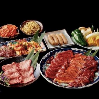 共13道菜品【120分钟无限畅饮】尽享顶级和牛肋排和牛腩排【隐藏内田怀石料理】含税6000日元