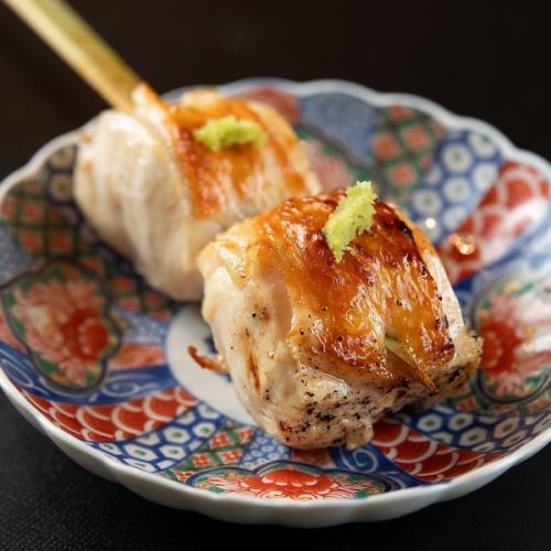 焼鳥＆串焼の使用する素材は【厳選した地鶏】でご提供。