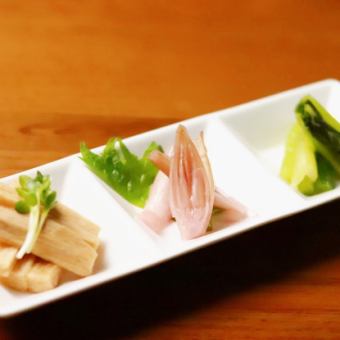 漬物の盛り合わせ