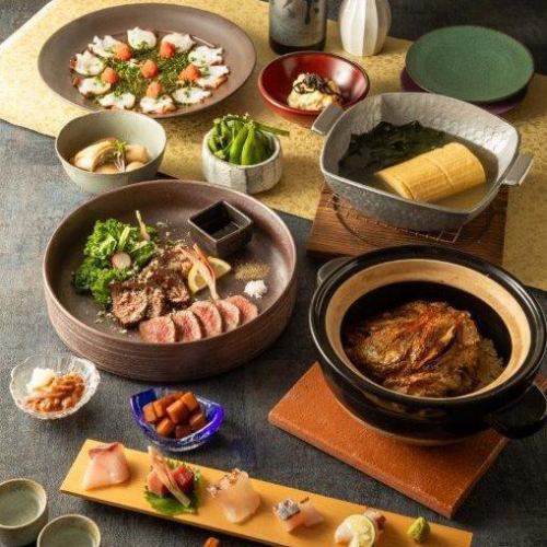 《早割・遅割コース》20%OFF!!【土鍋懐石コース】 全8品 2時間飲み放題付 6270円⇒5016円(税込)