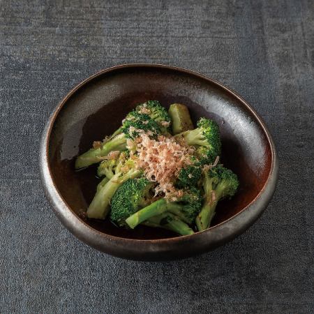 ブロッコリーの炭火焼き浸し