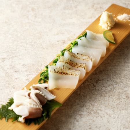 紋甲イカのお造り