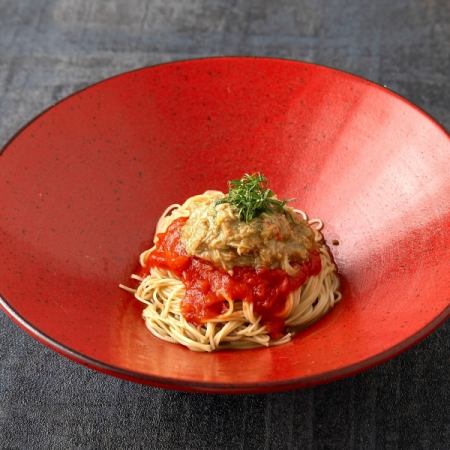 蟹味噌トマト素麺