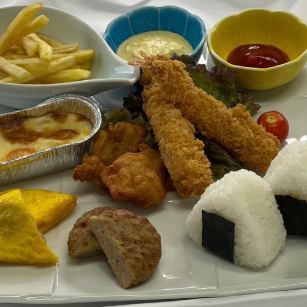 Children's lunch (with rice ball) 1,800 yen (tax included)