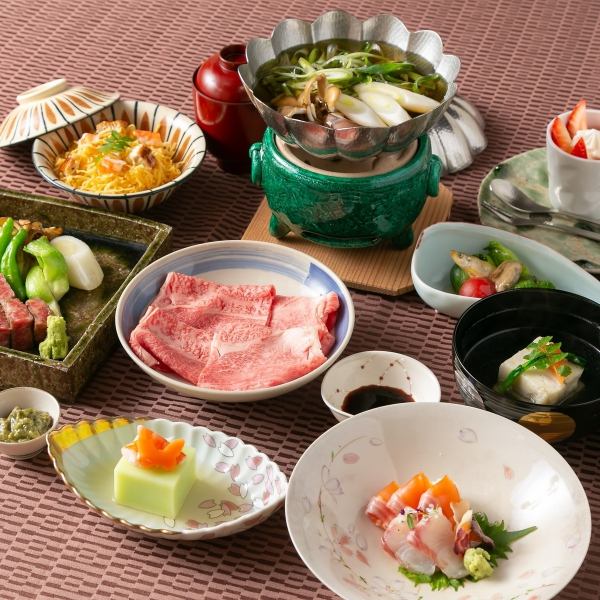 【各種お祝い事や接待に◎】こだわりの食材で大切な時間を彩る“近江牛懐石”