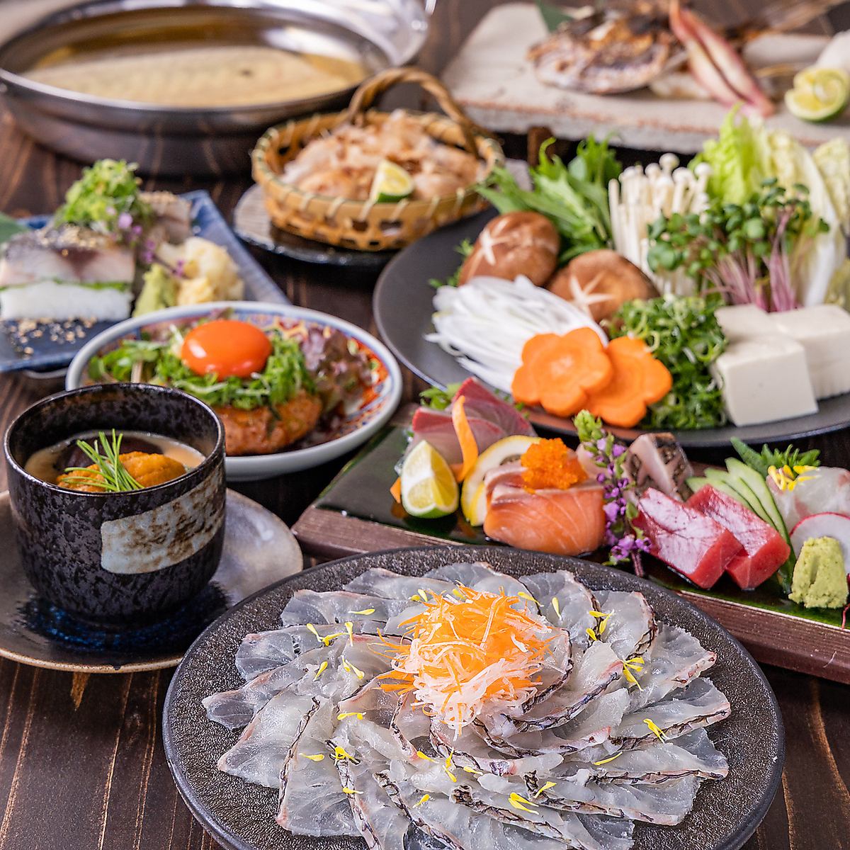 套餐包括严选日本酒畅饮◎