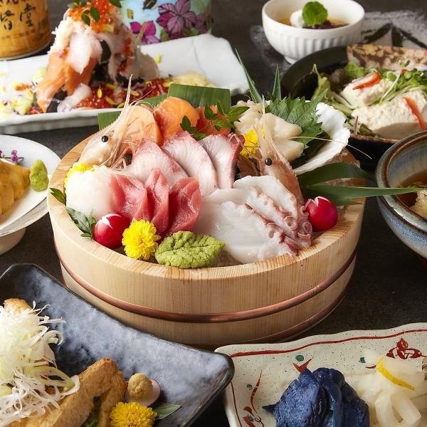 【一宮での宴会・飲み会に】当店の宴会コースは全て飲み放題付き！3,500円～豪華プランまで各種ご用意♪