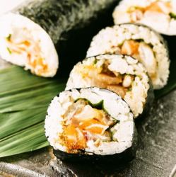 Seafood seaweed roll