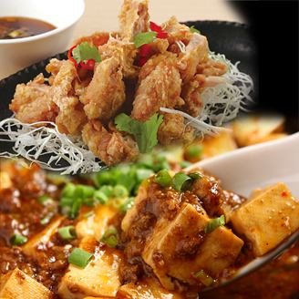 健康的中國食品，盡量少用化學調味料