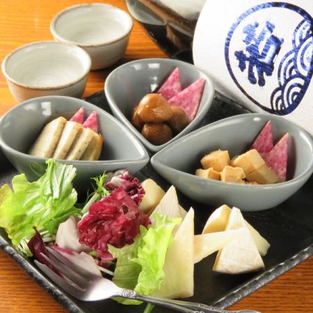 Cheese platter that goes well with sake