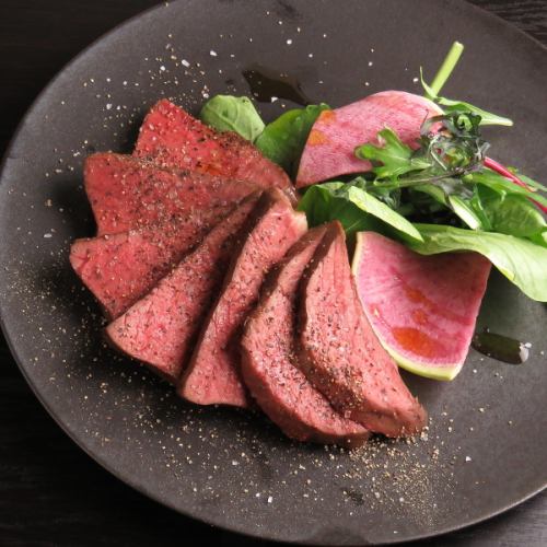 Roasted beef heart