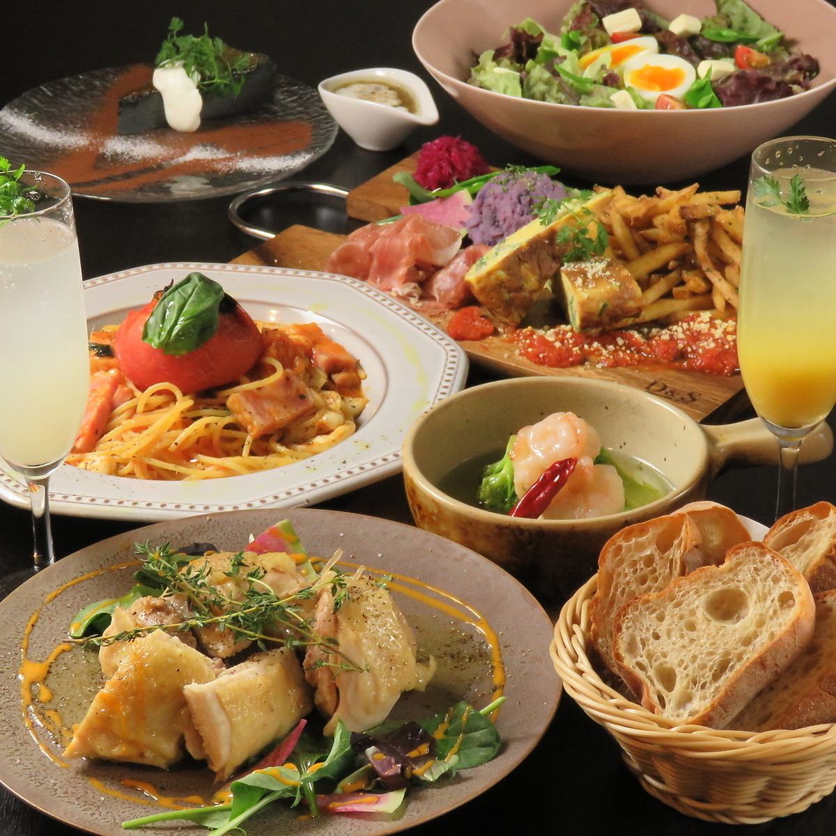 [Ladies' Party Course] 9 dishes, 120 minutes, all-you-can-drink, 3,500 yen (tax included)