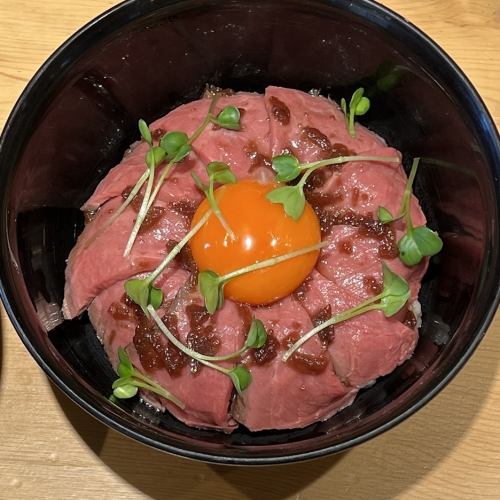 [Udon Set Meal] Mini Roast Beef Bowl
