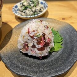 [Udon Set Meal] Daily Special Onigiri