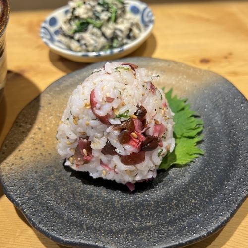 [Udon Set Meal] Daily Special Onigiri