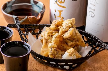 【人気No.1お造り４点盛りと香ばしい炭火焼まで大満足】堪能コース　2H飲み放題８品
