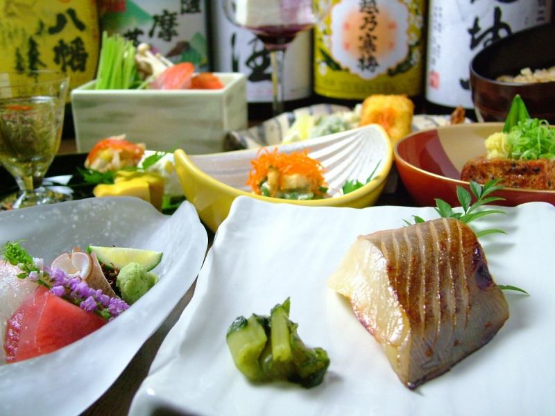 味わい深い季節の魚を…日本酒とともに…。