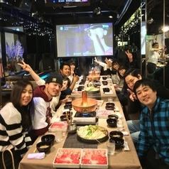 【フロア貸切3h】上牛・上豚しゃぶしゃぶ食べ放題2H＋飲み放題3H＋カラオケ設備無料の特別コース