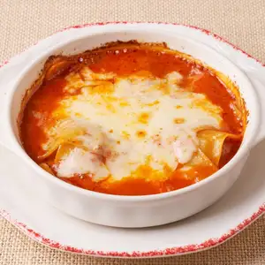 ラザニアのミートクリームグラタン