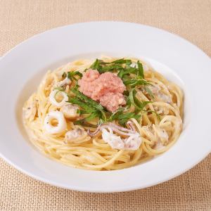 魚介とたらこのクリームソース