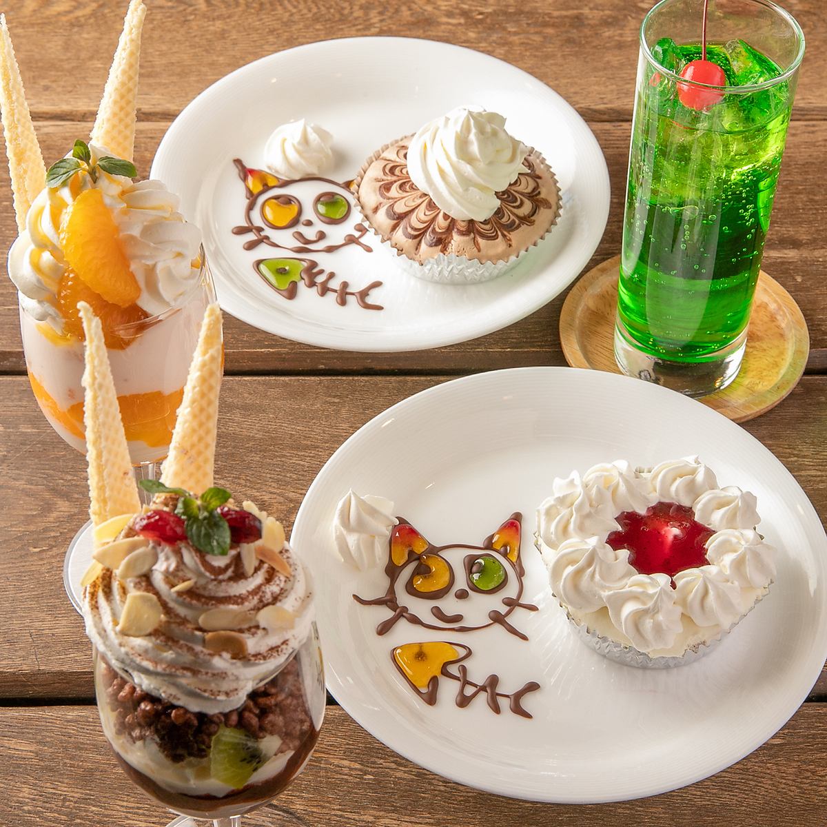 美味しいスイーツもご用意しております◎