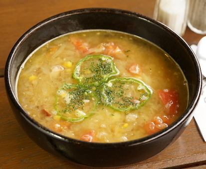 あんず村のスープリゾット