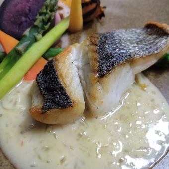 Aコース(本日の魚料理)