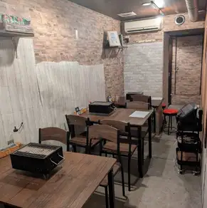 我們有三張桌子，每張桌子可坐五個人。