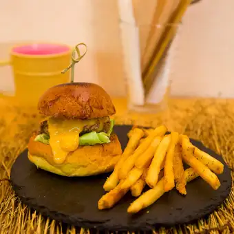 어린이 치즈 버거