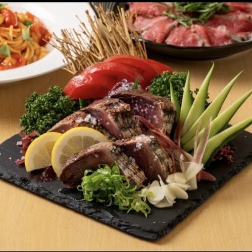 カツオの塩タタキ