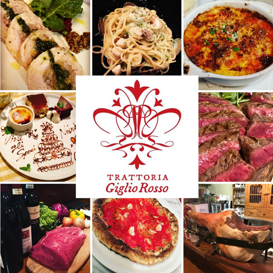 2 minutes from Fuda Station.Italian who is particular about homemade.Dishes that will warm your heart at Giglio Rosso.