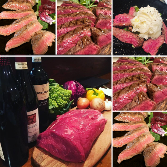 Only Girio Rosso is offered in the area! "" First landing in Japan last year "Fassone beef from Piedmont, Italy"