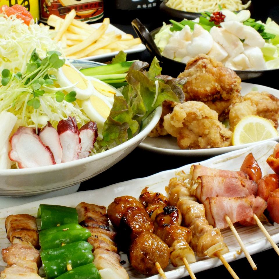 【Weekday Limited】 3H [Drinking] + Yakitori [Liberation] course with a preparedness → 3500 yen