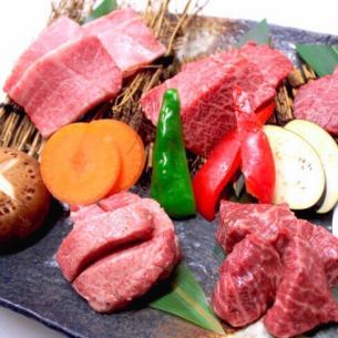 Assortment of 5 kinds of premium Japanese black beef